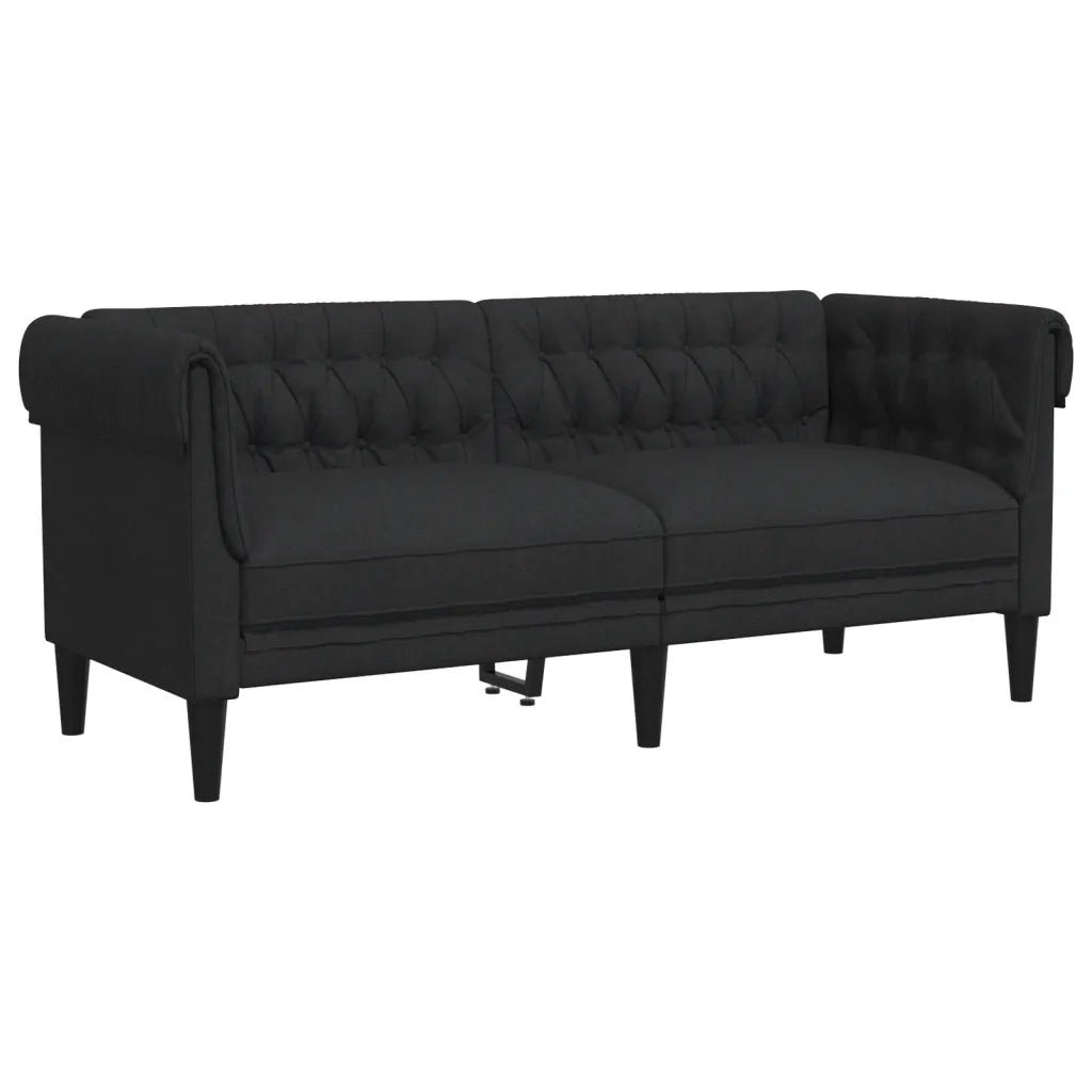 Set d Divani 3 pz Nero in Tessuto 3209193