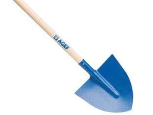 BADILETTO A PUNTA PER GIARDINO CON MANICO IN LEGNO    AGEF