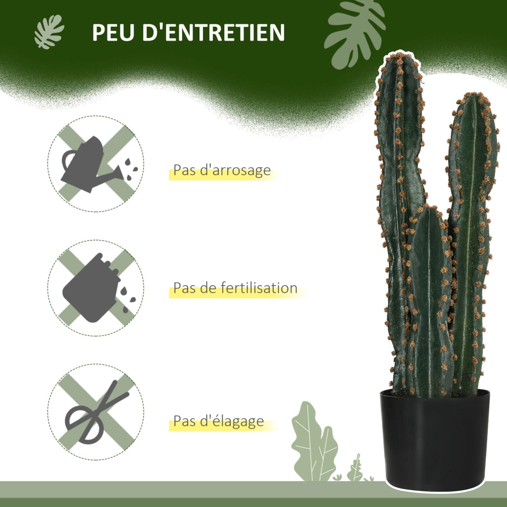 Pianta artificiale cactus ¨C Xylo ¨C verde ? 17 x 60H cm