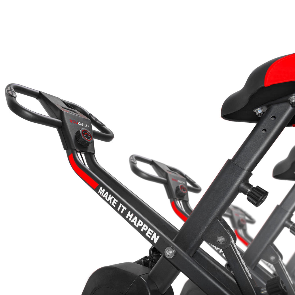 HYPER 6000 - Cyclette pieghevole X-Bike con volando da 6kg e resistenza magnetica regolabile su 8 livelli. Cyclette da camera con display LCD, cardiofrequenzimentro supporto per cellulare