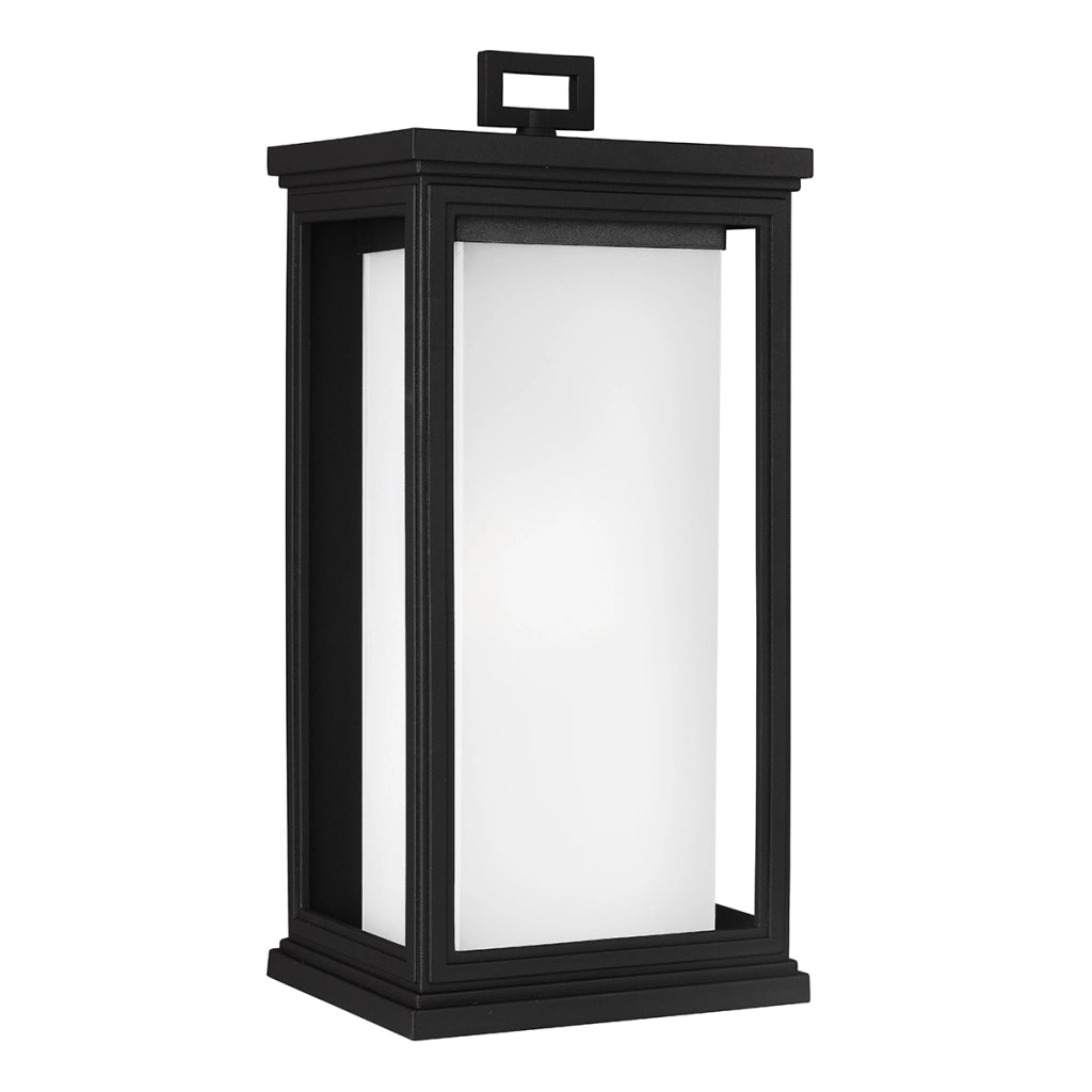 Applique esterno Roscoe Feiss nero texture E27 60W