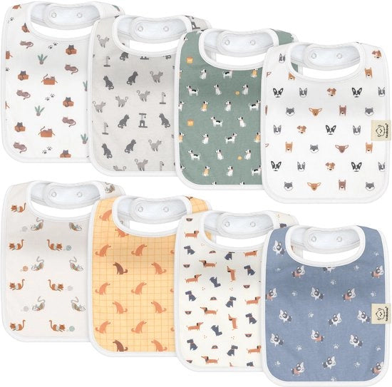 8 pacchi di assorbenti biologici per bambini, 8 pacchi di assorbenti per bambini, superassorbenti, per neonati, bambini con denti da latte, ultradolci, lavabili in lavatrice (per bambini e piedi)
