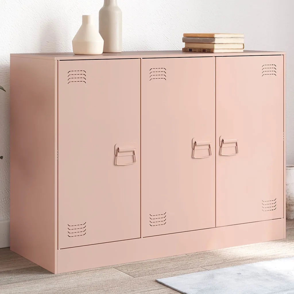 Credenza Rosa 99x39x73 cm in Acciaio 841722