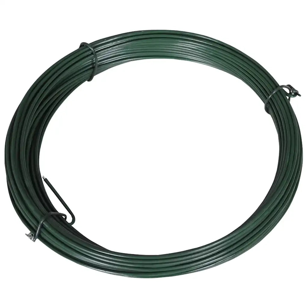 Filo di Legatura per Recinzione 25 m 1,4/2 mm Acciaio Verde 140368