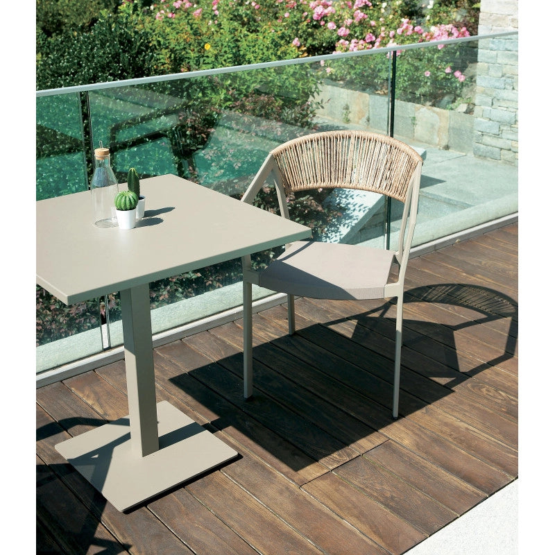 Piano In Alluminio 80X80 Tortora Moia