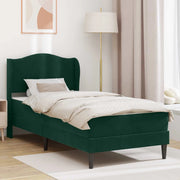 Struttura del letto con stoccaggio e testata Verde Scuro 3415186