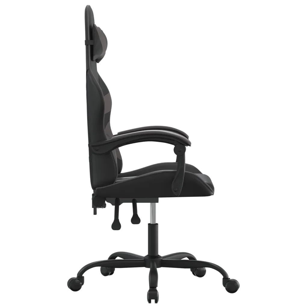 Sedia da Gaming Nera e Grigia in Similpelle 3143846