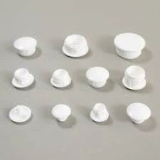 SC COPRIFORO PLASTICA BIANCO D 6 MM  50 PZ- 5,0 pz