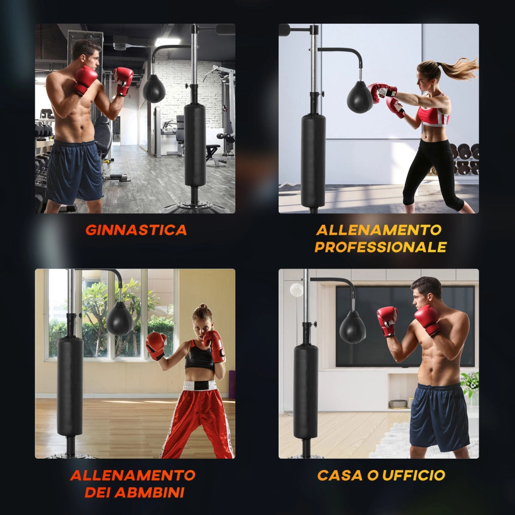 Sacco Boxe da Terra 4 in 1 ¨C Minimal ¨C Nero