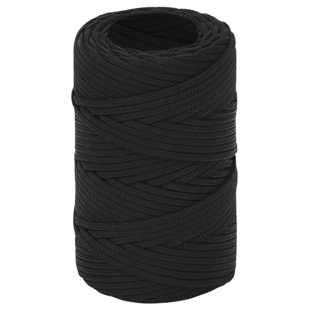 Corda | Fune per barca Completamente Nera 2 mm 250 m in Polipropilene
