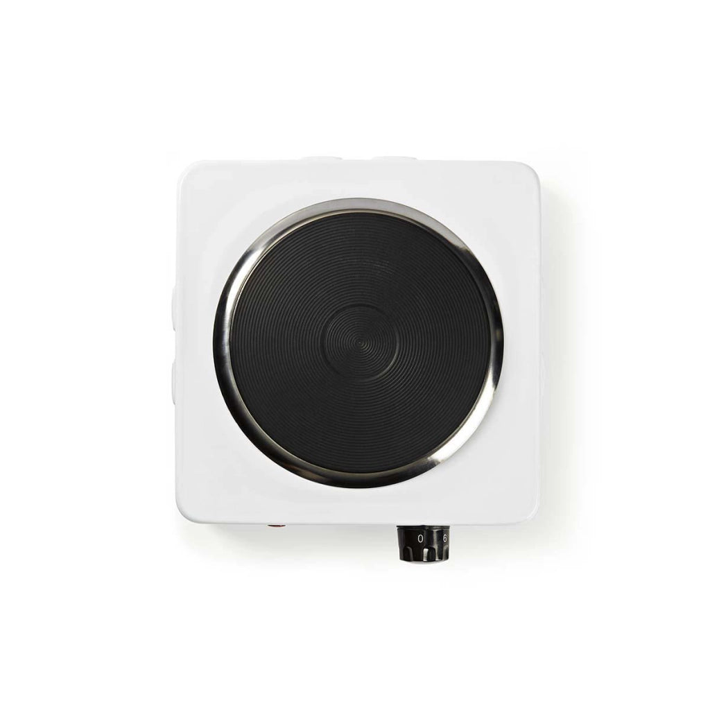 Piastra elettrica 1500W per 1 caminetto antisurriscaldamento Bianco Nedis