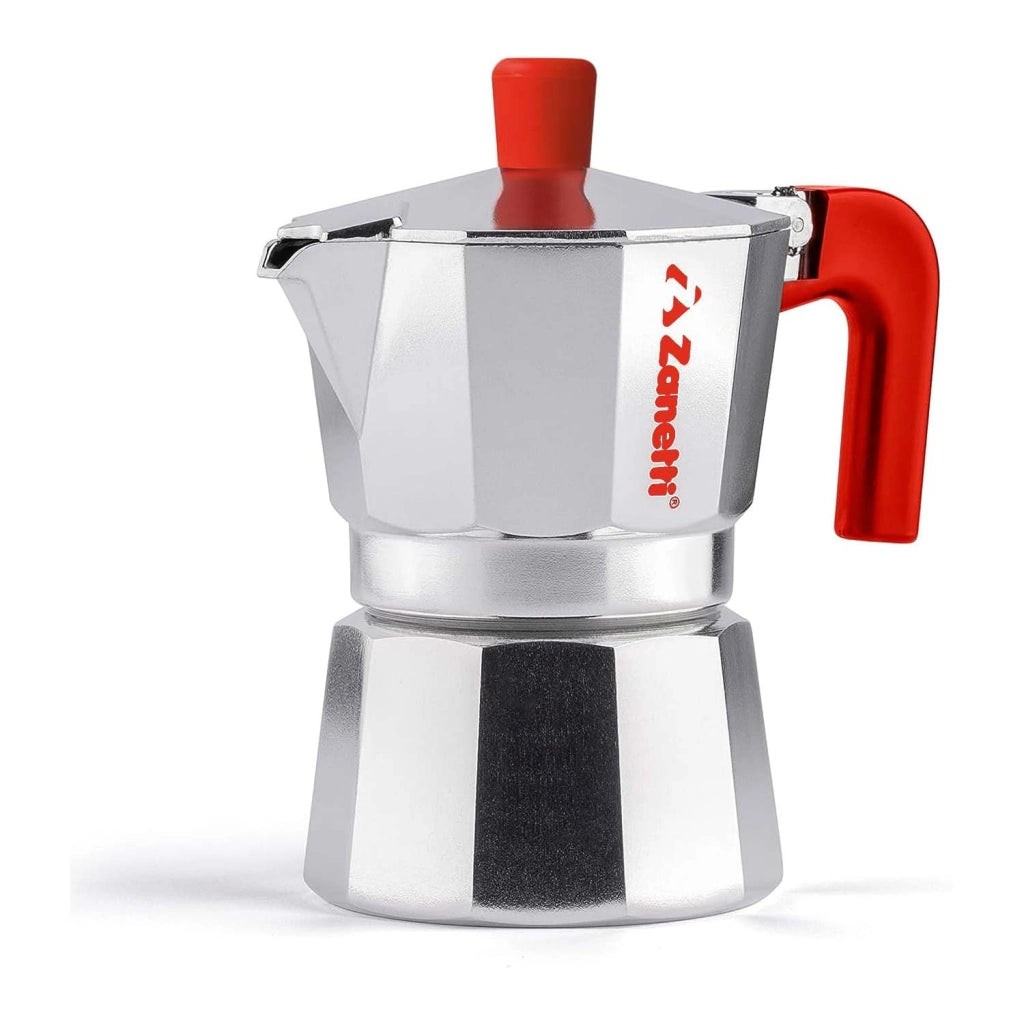 Moka Zanetti Mama Red Edition 3 Tazze Alluminio Rosso