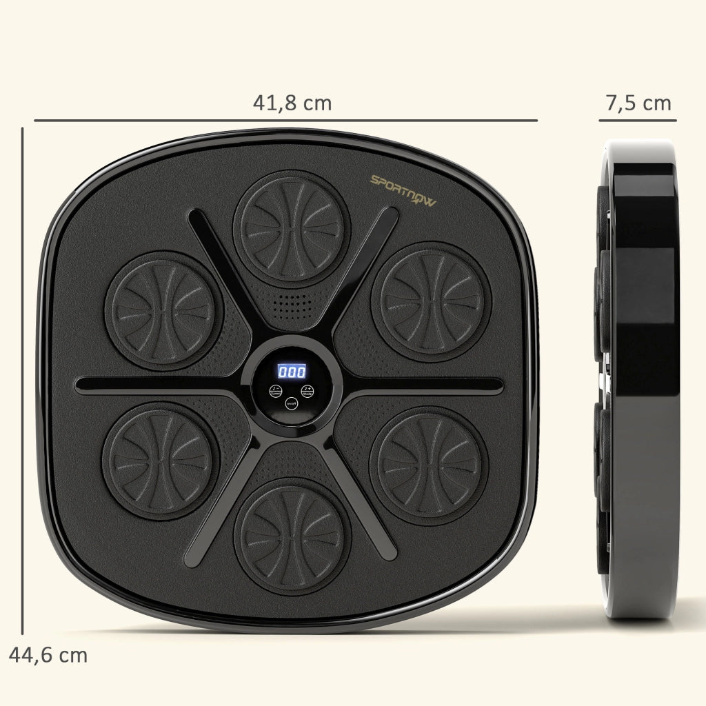 Macchina da Boxe Musicale ¨C Xylo ¨C 9 Modalit¨¤ Bluetooth LED con Guantoni Neri