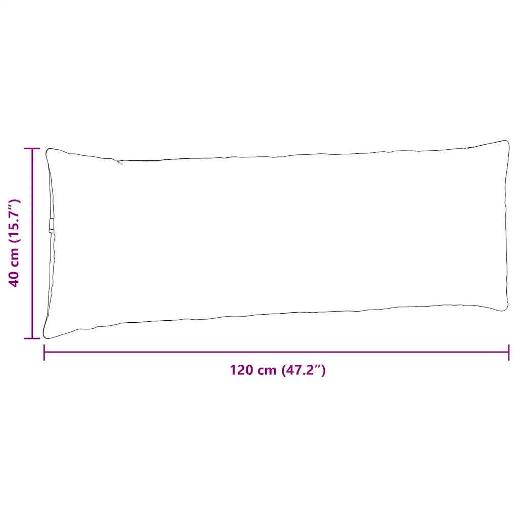 Cuscini da Divano 2 pcs Talpa 120 x 40 cm Tessuto 42013811