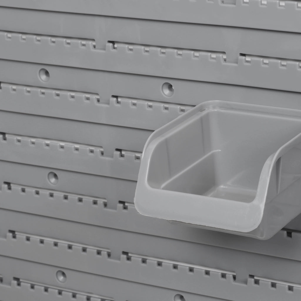 Scaffale a Parete per Utensili ¨C Minimal ¨C 95x54 cm Grigio e Arancione