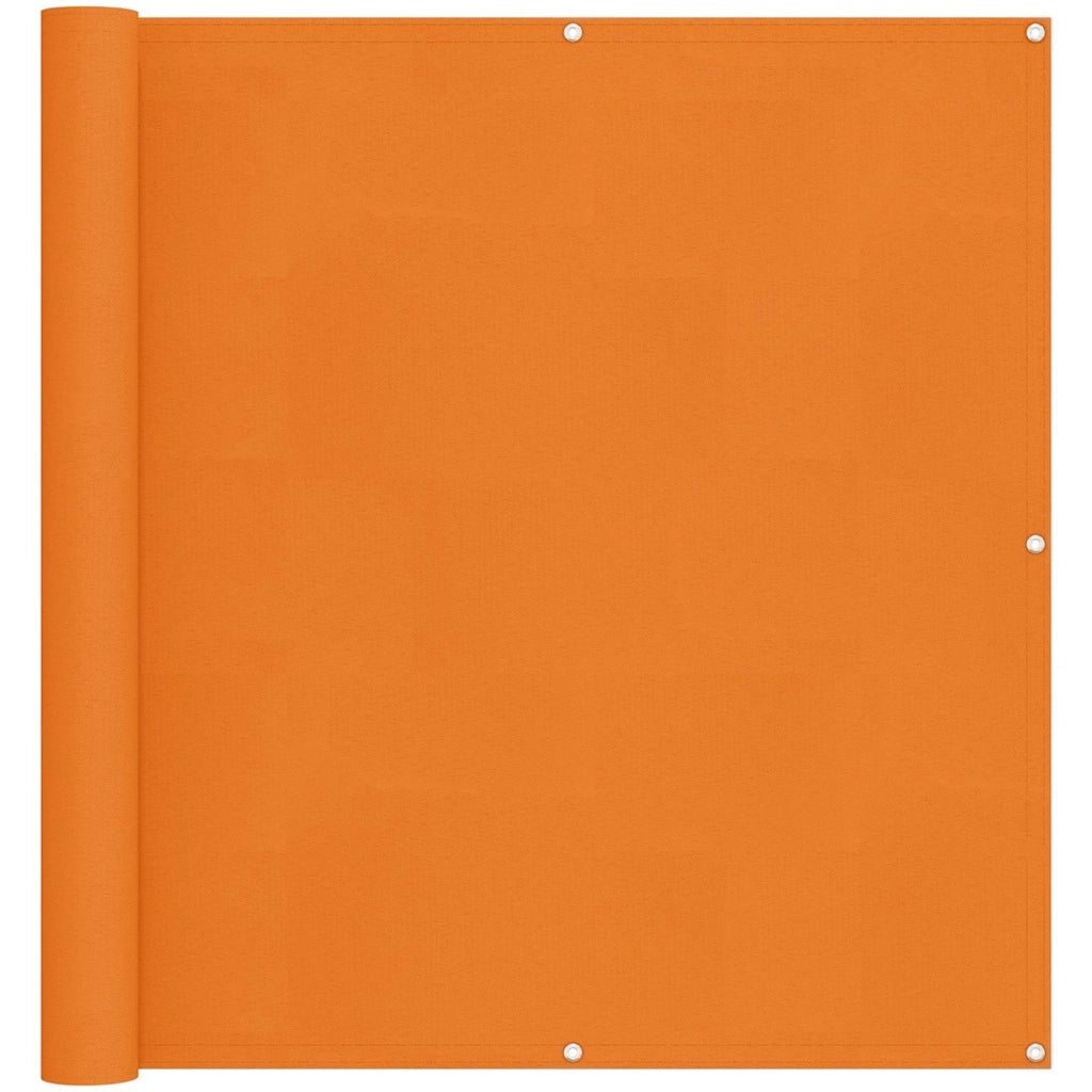 Schermo da balcone-Pannello per balcone Arancione 110 x 700 cm Tessuto Oxford