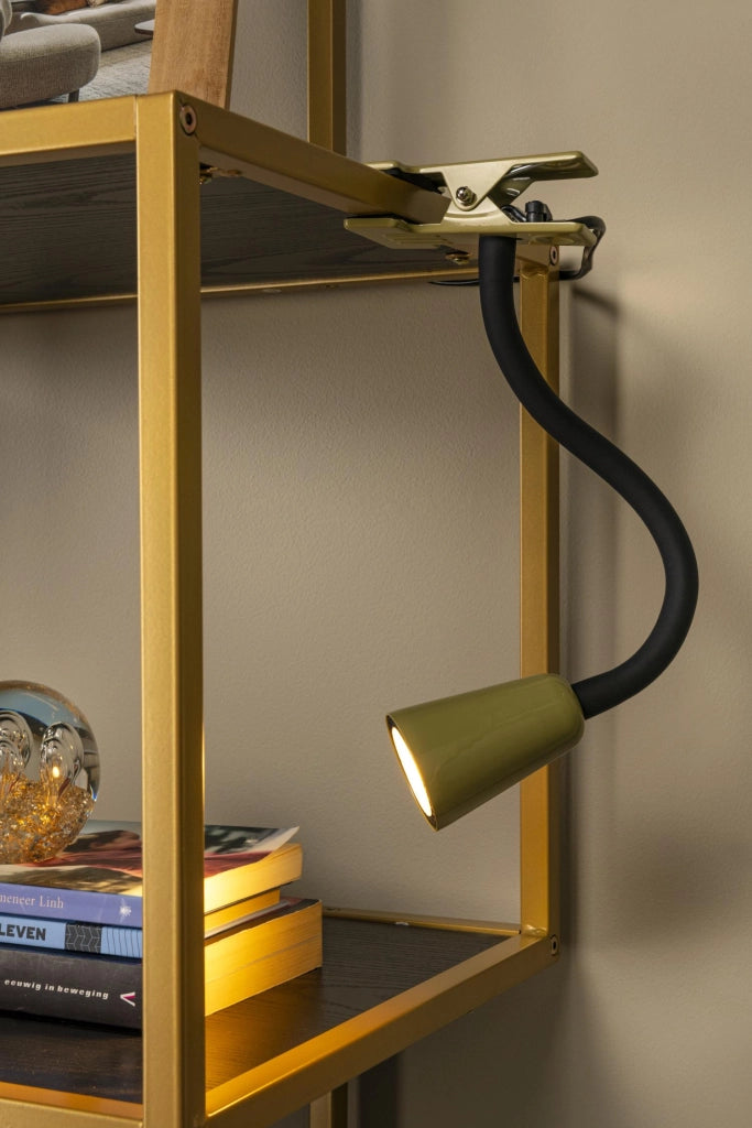 Lampada scrivania a morsetto JASPER GU10 verde Lucide