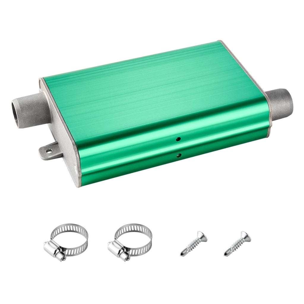 Kit Silenziatore per Riscaldatore Diesel LXY 24 mm in Lega di Alluminio con Morsetti per 2 kW 5 kW 8 kW Robusto e Pratico per Officina e Fai da Te