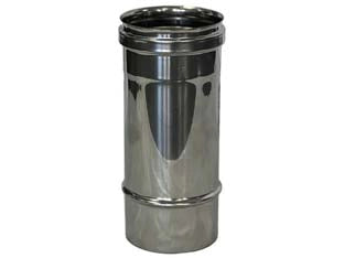 RACCORDO PER TUBO ACCIAIO INOX M/F AISI 304 MONOPARETE SPESSORE MM.0,5  MF ø mm.100