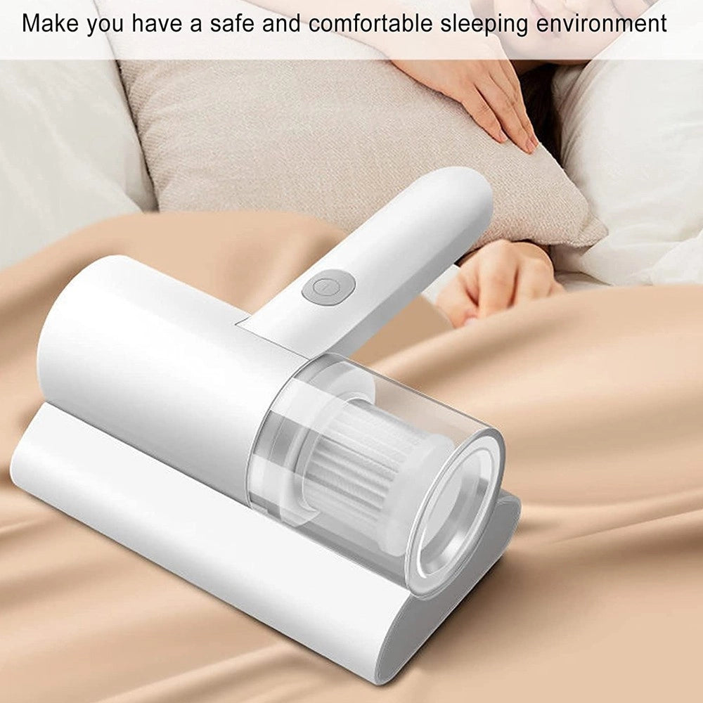 Trade Shop - Aspirapolvere Senza Fili Portatile Ideale Per Tessuti Letto Cuscini Divani Tende -