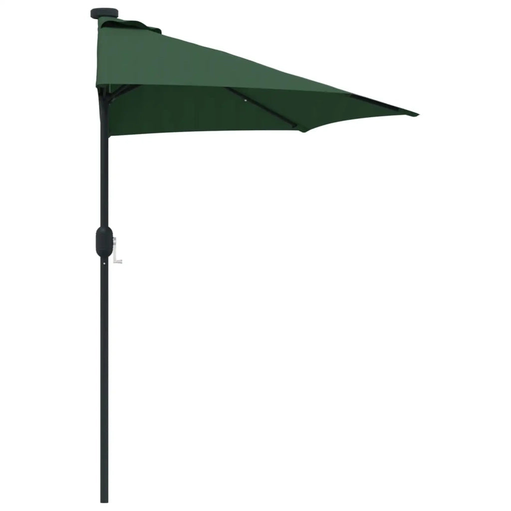 Ombrello da giardino-Ombrellone da spiaggia Verde 294 x 150 x 224 cm