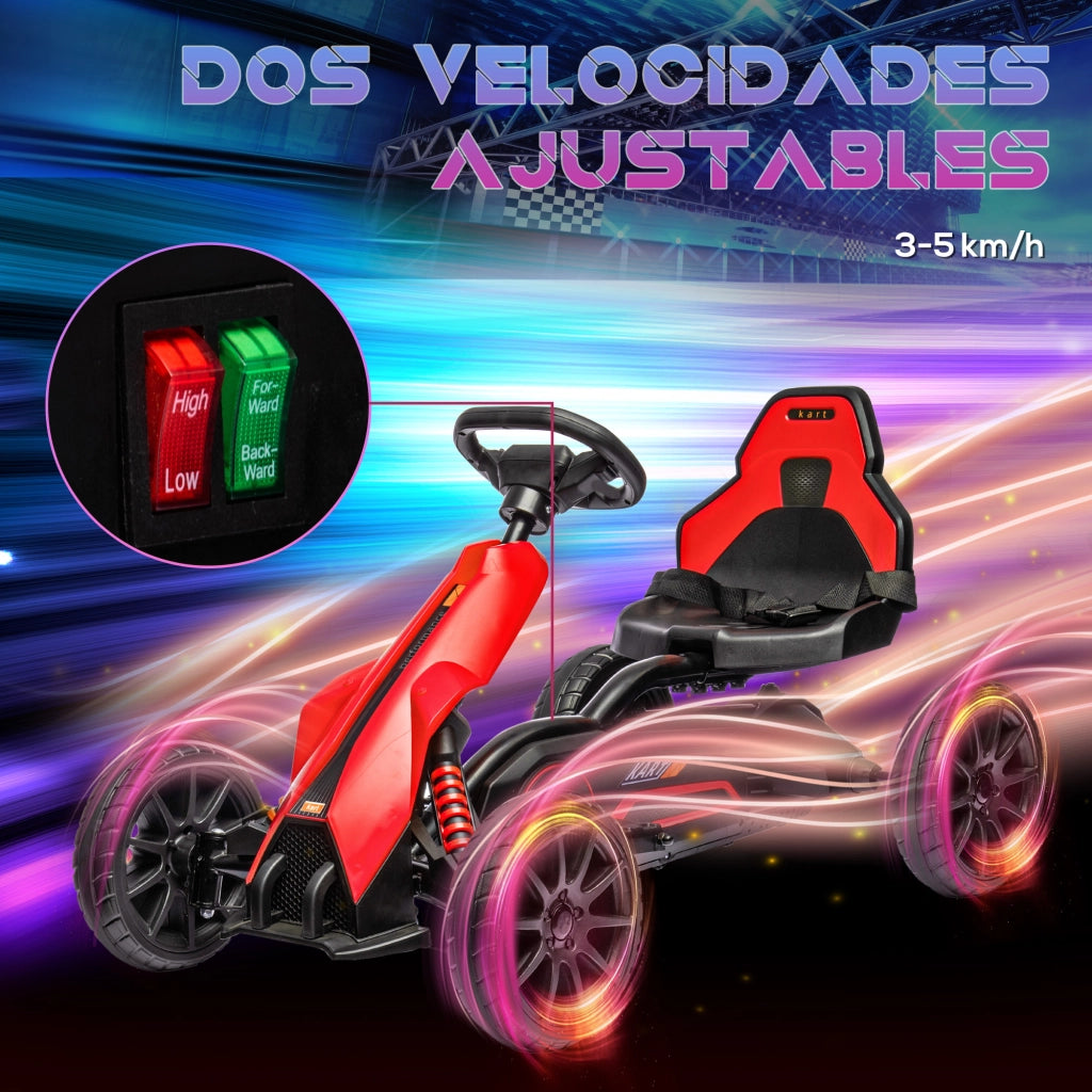 Auto Elettrica per Bambini 12V ¨C Minimal ¨C 100x58x58,5cm Rosso