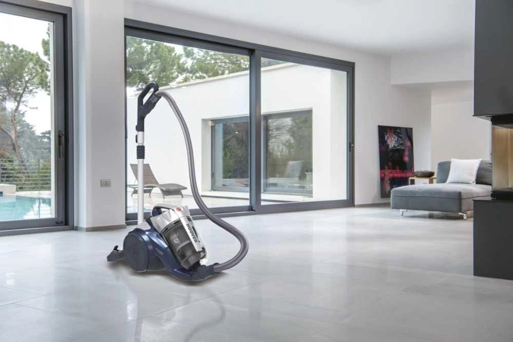 Hoover KS60HandCAR011 Khross Aspirapolvere a Cilindro Multiciclonico senza Sacco 1,8 L 450 W 78 dB colore Blu