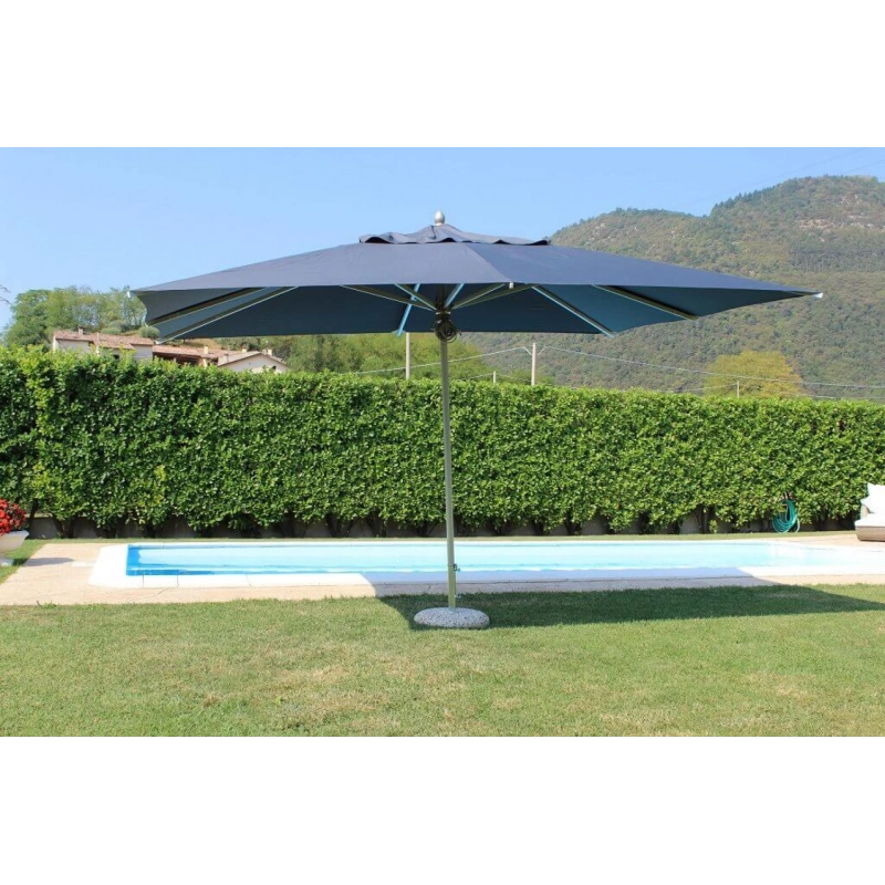 OMBRELLONE CRISTAL P/C ALLUMINIO 3 X 3