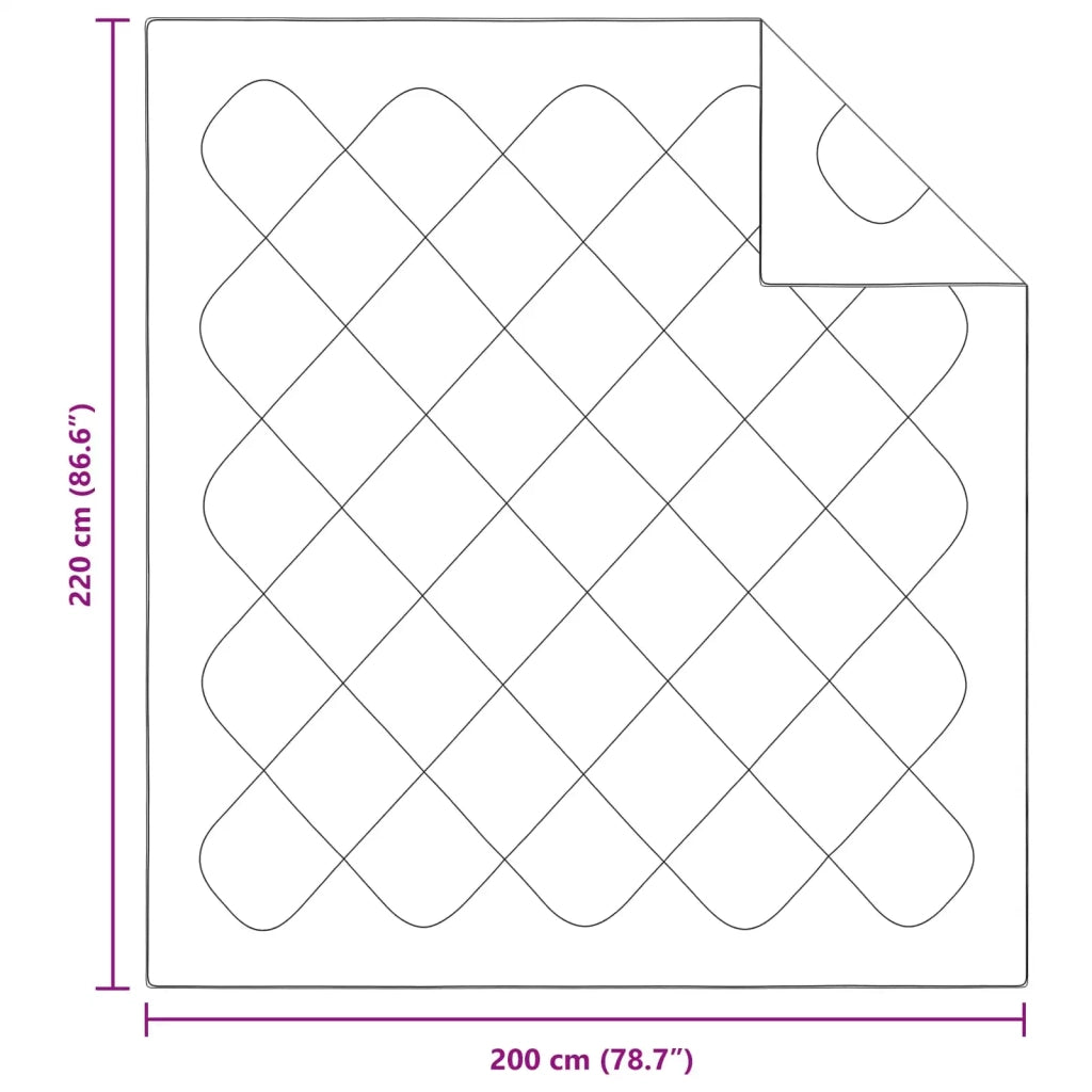Piumone con cuscino 3 pcs Bianco Microfibra 3377378