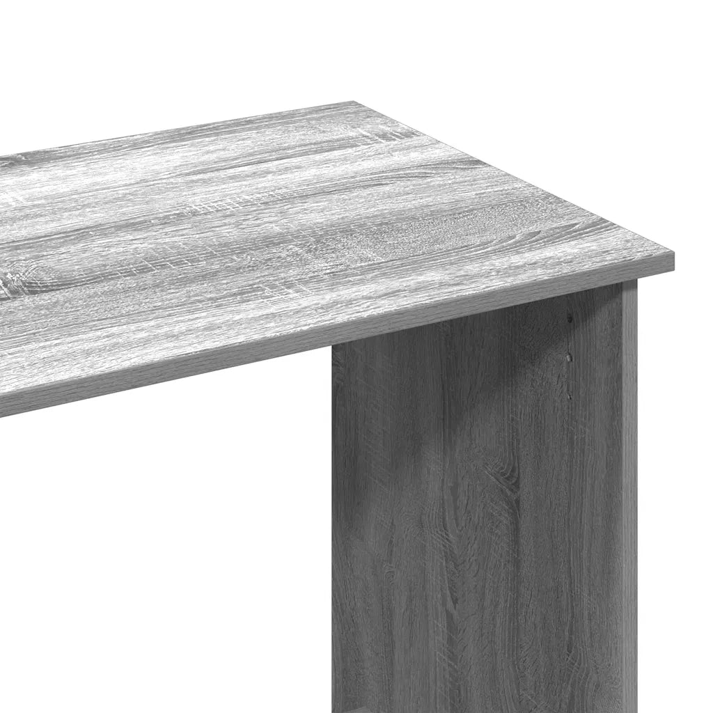 Scrivania Grigio Sonoma 80x40x75 cm in Legno Multistrato 860459