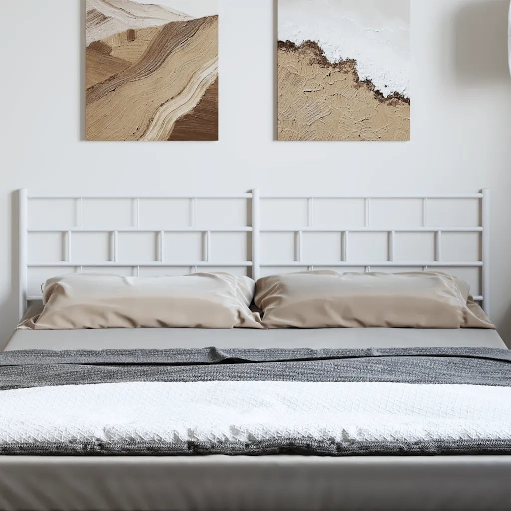 Testiera di Ricambio in Metallo Bianco 180 cm 355744