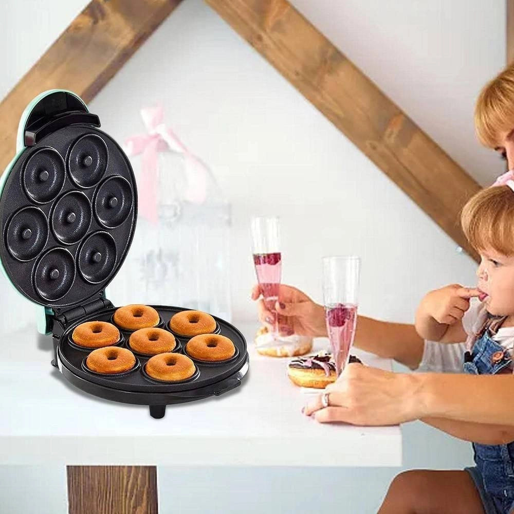 Trade Shop - Macchina Elettrica Per Ciambelle Frittelle Double Face Riscaldante Antiaderente -