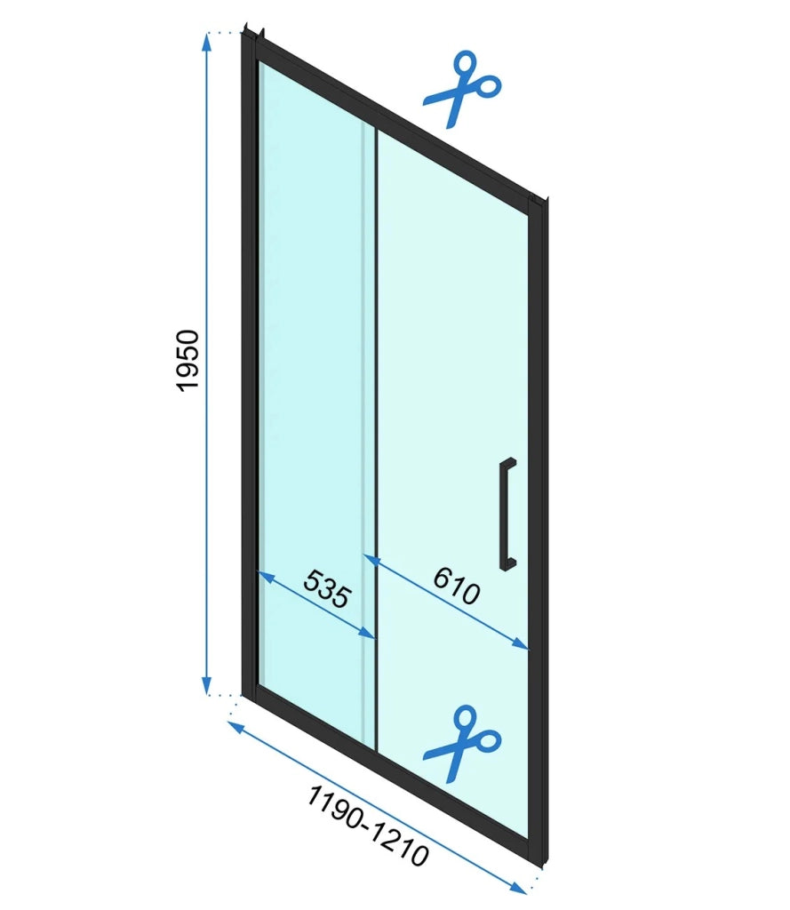 Cabina Doccia A Parete Rapid Slide 100x80