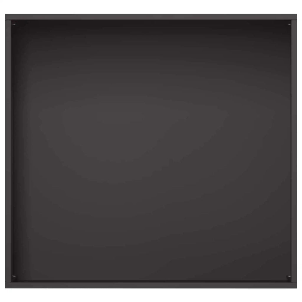 Vaso da giardino 2 pz Nero 50 x 50 x 75 cm 8005765