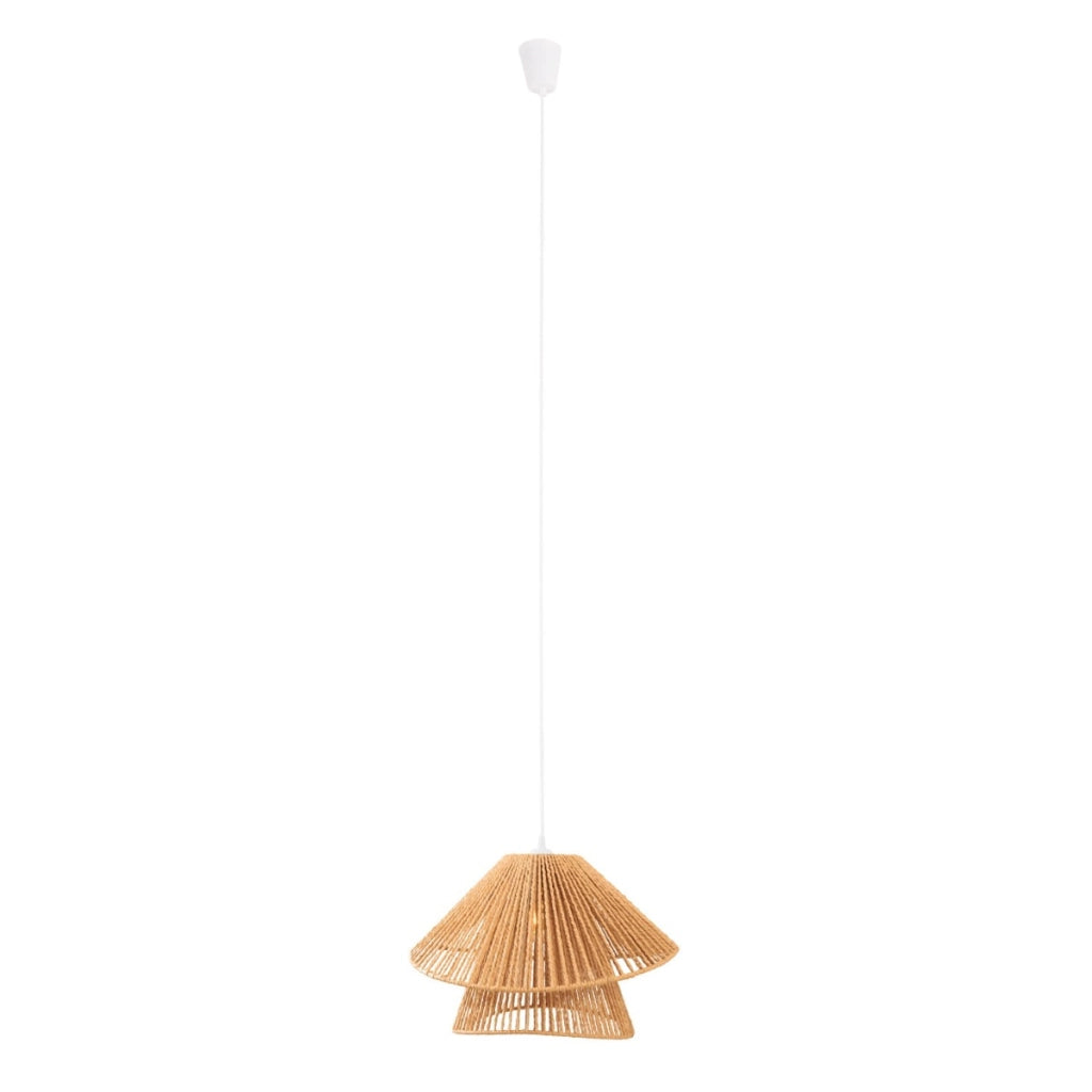 Sospensione Amalfi doppio paralume carta Ø45 E27 Maxlight
