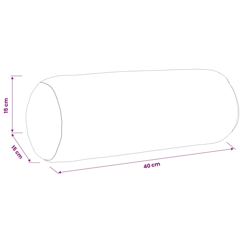 Federa 6 pcs HEERLEN Verde Ø 15 x 40 cm Poliestere 923328
