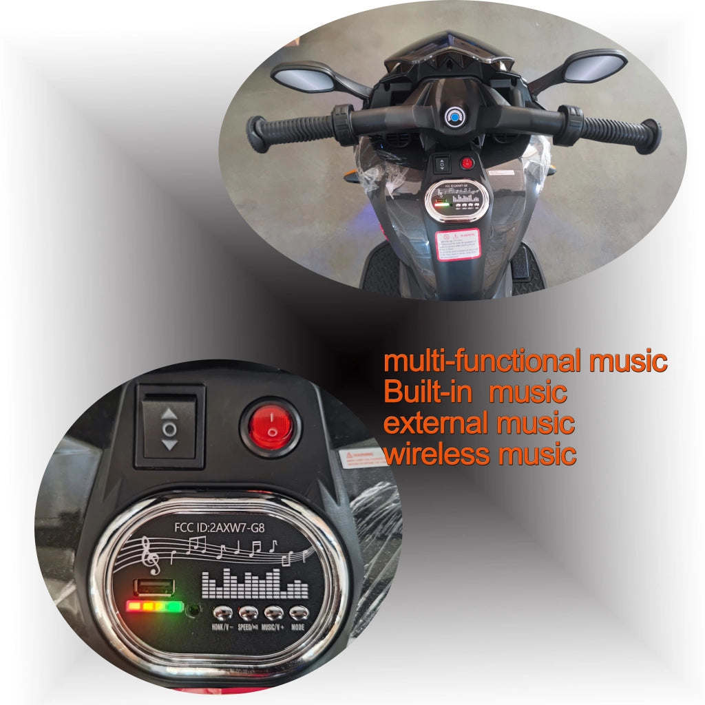 Moto Elettrica per Bambini ¨C Zephmum ¨C Verde