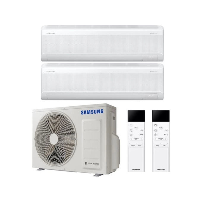 Samsung Windfree Comfort S2 Kit F-AR09NX2-21DUAL Climatizzatore Doppio Split 09+12 BTU Classe A+++-A++ R32 WIFI