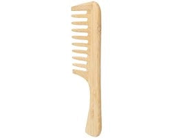 Spazzola per capelli in bambù - Antistatica - Leggera - Per cura capelli - Ideale per uso domestico - Dimensioni 25 x 8 x 1 cm