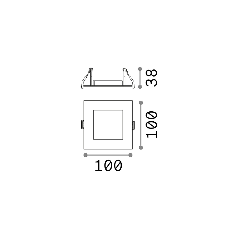 Frame Round Quadrato Dynamic Alluminio Nero