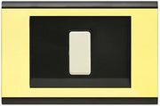 Placca Click 1F Nero e Oro FEB 2581/NOR
