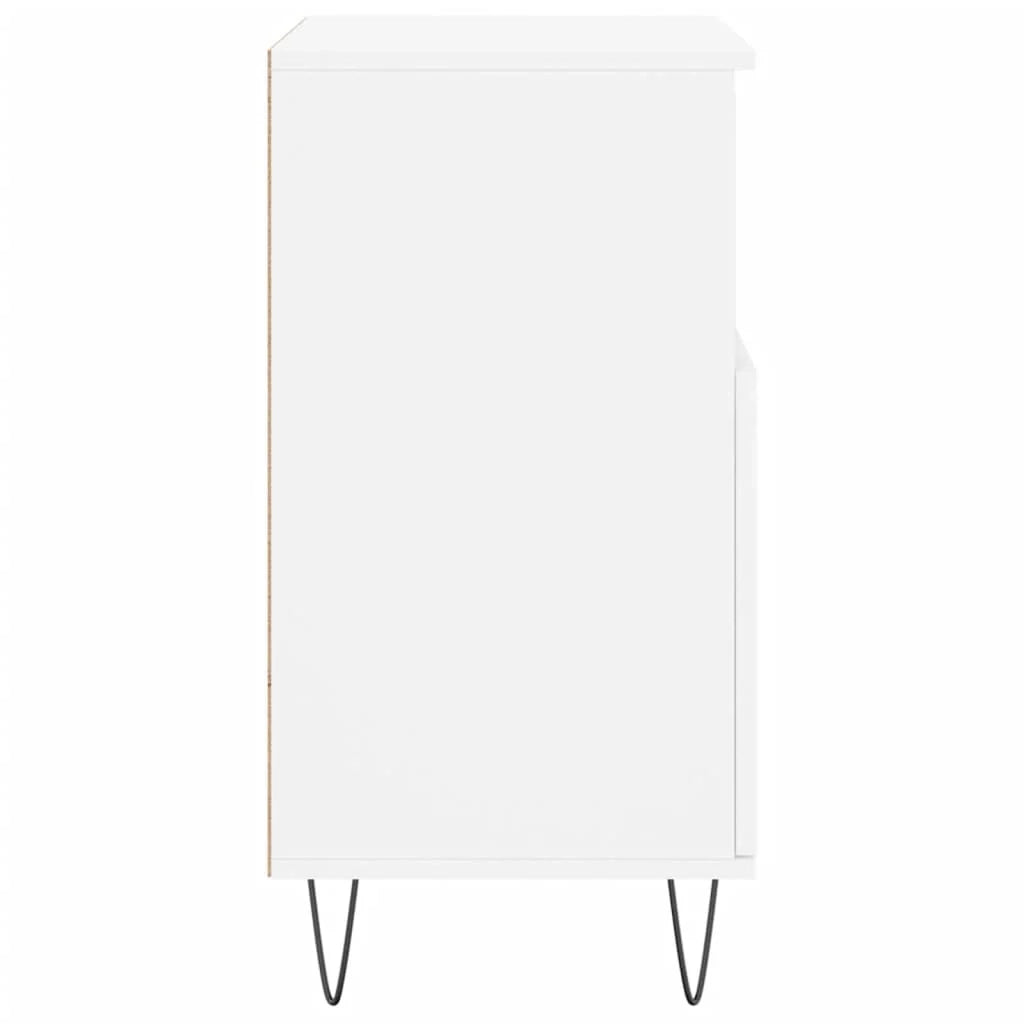 Buffet credenza cassettiera armadio mobile contenitore organizer per cucina soggiorno salotto 3 pezzi legno ingegnerizzato bianco 02_0037007