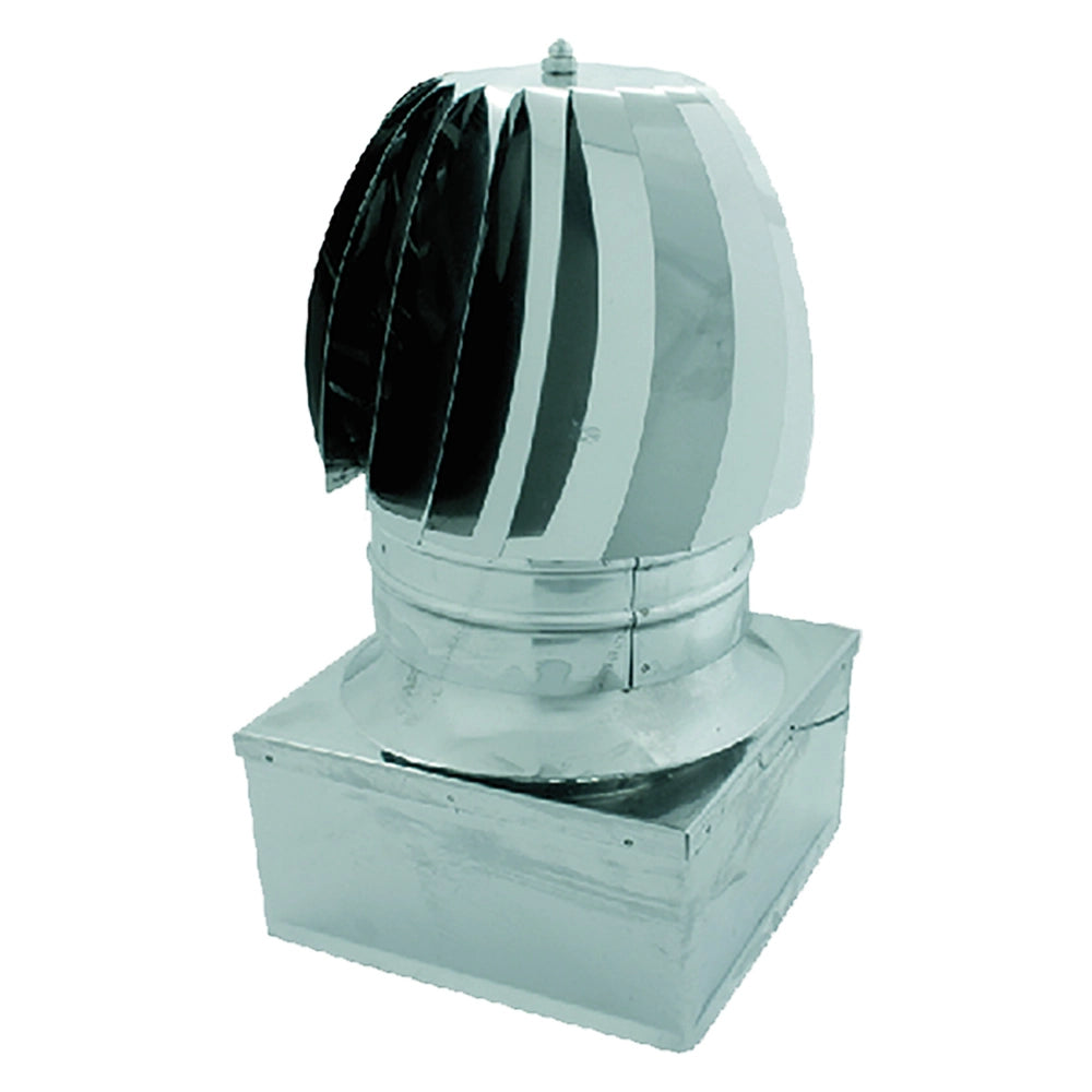 Fumaiolo in acciaio inox 40 x 40 cm