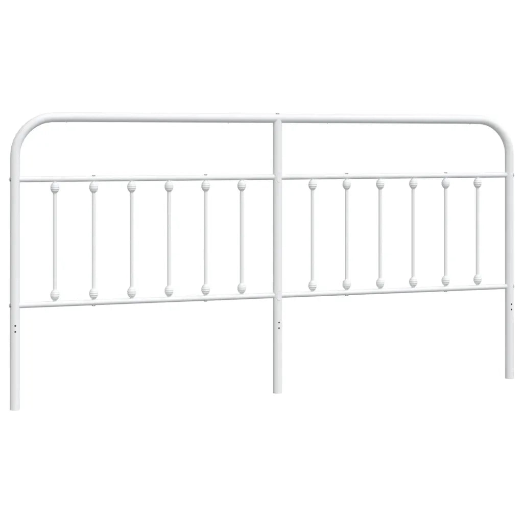Testiera di Ricambio in Metallo Bianco 200 cm 352665