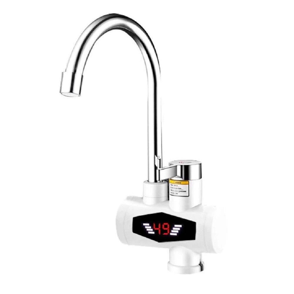 Trade Shop - Rubinetto Miscelatore Elettrico Spina Caldaia Acqua Calda Con Display Rx-007 -