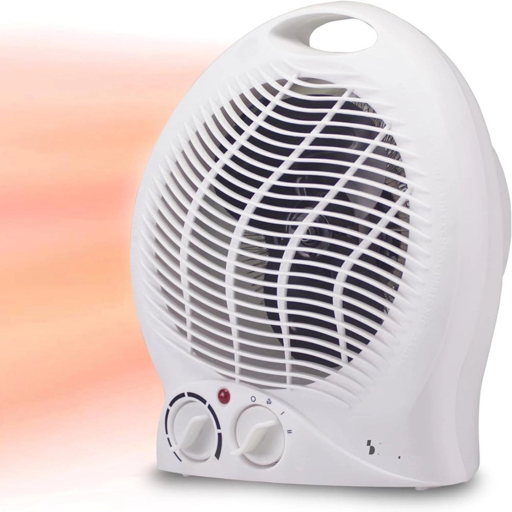 Trade Shop - Caldobagno Elettrico A Basso Consumo Energetico Stufa Stufetta Termoventilatore -