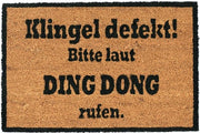 Matte da bagno DING DONG - 40x60 cm - antiscivolo - natura nera