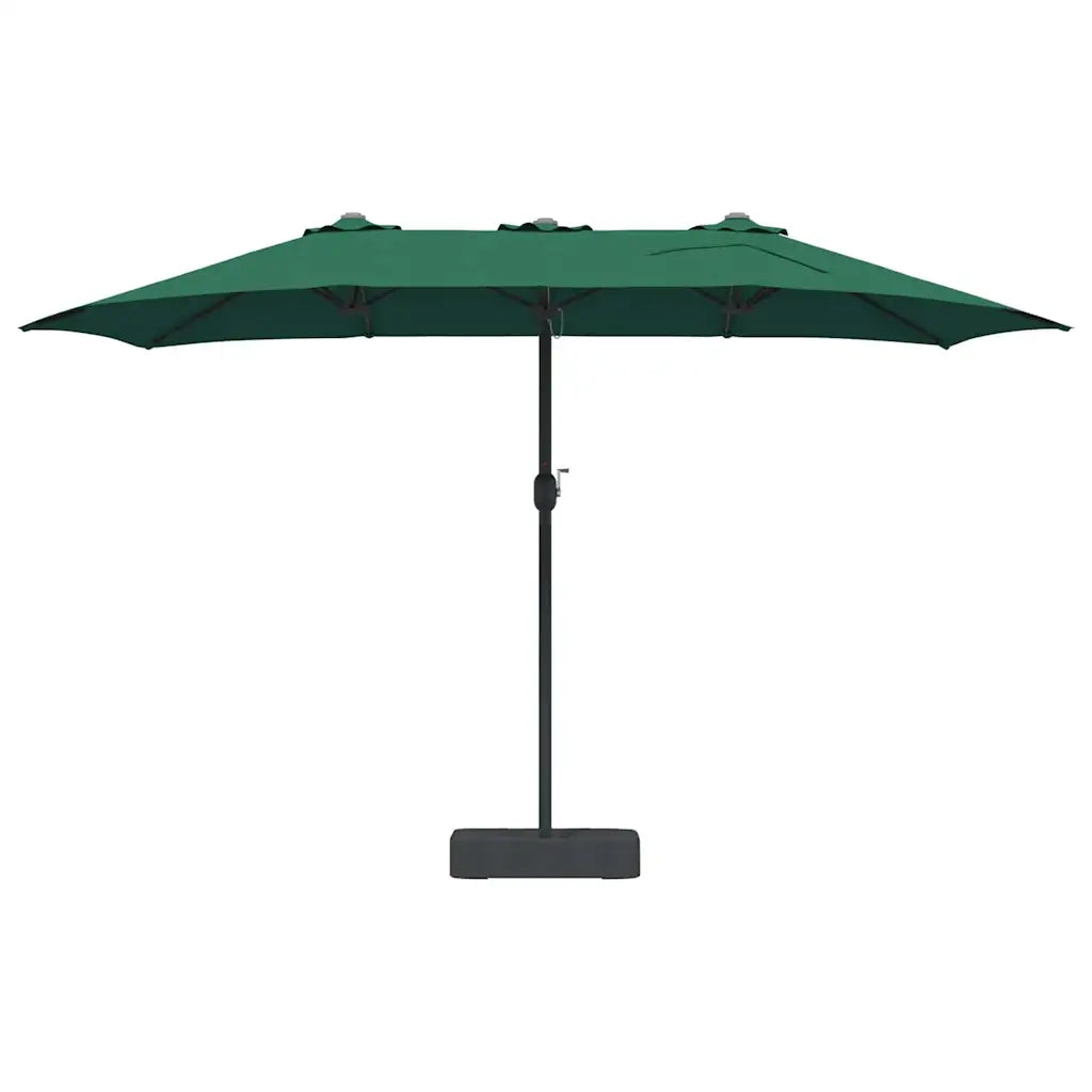 Ombrello da giardino Verde 385 x 209 x 244 cm 42003276