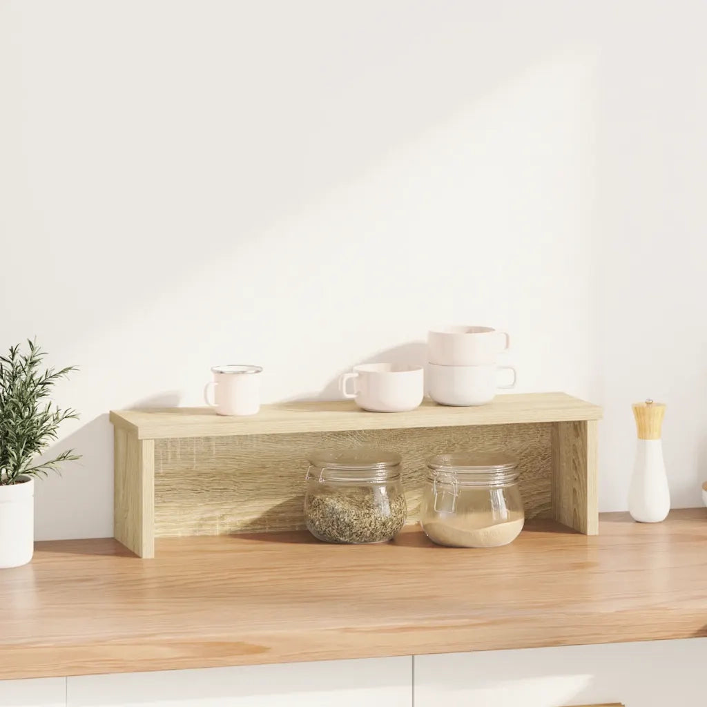 Scaffale da Cucina Impilabile Rovere Sonoma 60x15x16 cm CFW9904653
