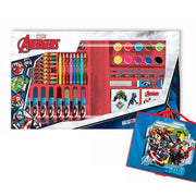 Trade Shop - Valigetta Con Colori Degli Avengers Set Per Colorare Gioco Per Bambini 52 Pezzi -
